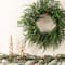 Glitzhome® 28"D Christmas Greenery PE Eucalyptus Wreath with Red Berries